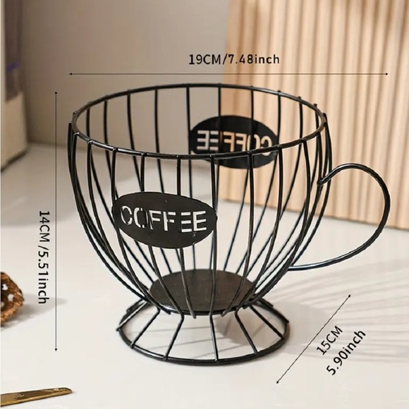 Black Wire Coffee Pod Holder NIP - Picture 3 of 4